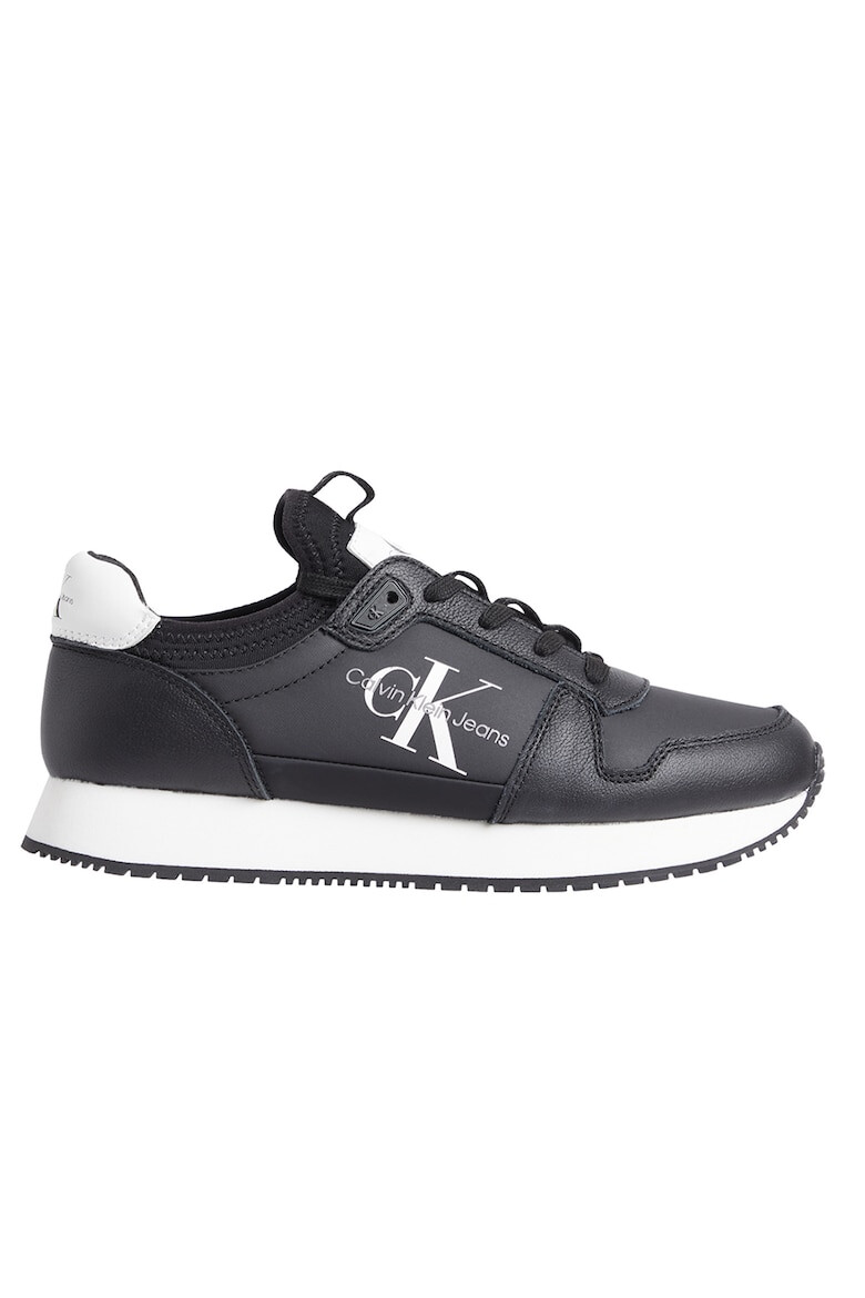 CALVIN KLEIN JEANS Pantofi sport de piele cu logo - Pled.ro