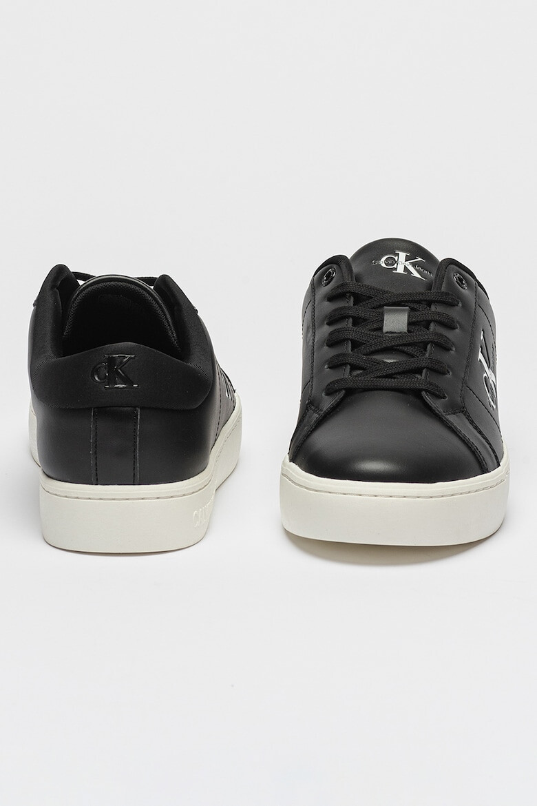 CALVIN KLEIN JEANS Pantofi sport de piele cu logo si detalii din material sintetic Classic Cupsole - Pled.ro