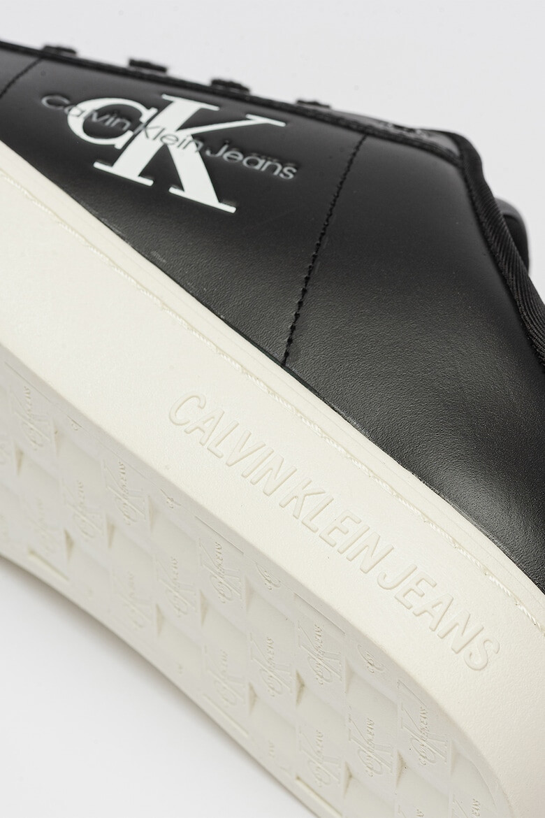 CALVIN KLEIN JEANS Pantofi sport de piele cu logo si detalii din material sintetic Classic Cupsole - Pled.ro