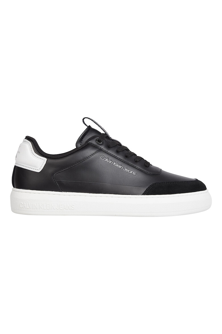 CALVIN KLEIN JEANS Pantofi sport de piele cu model in doua nuante - Pled.ro