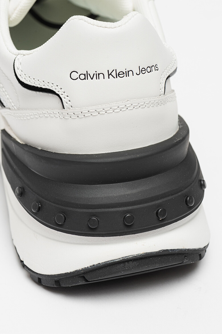 CALVIN KLEIN JEANS Pantofi sport de piele si plasa - Pled.ro