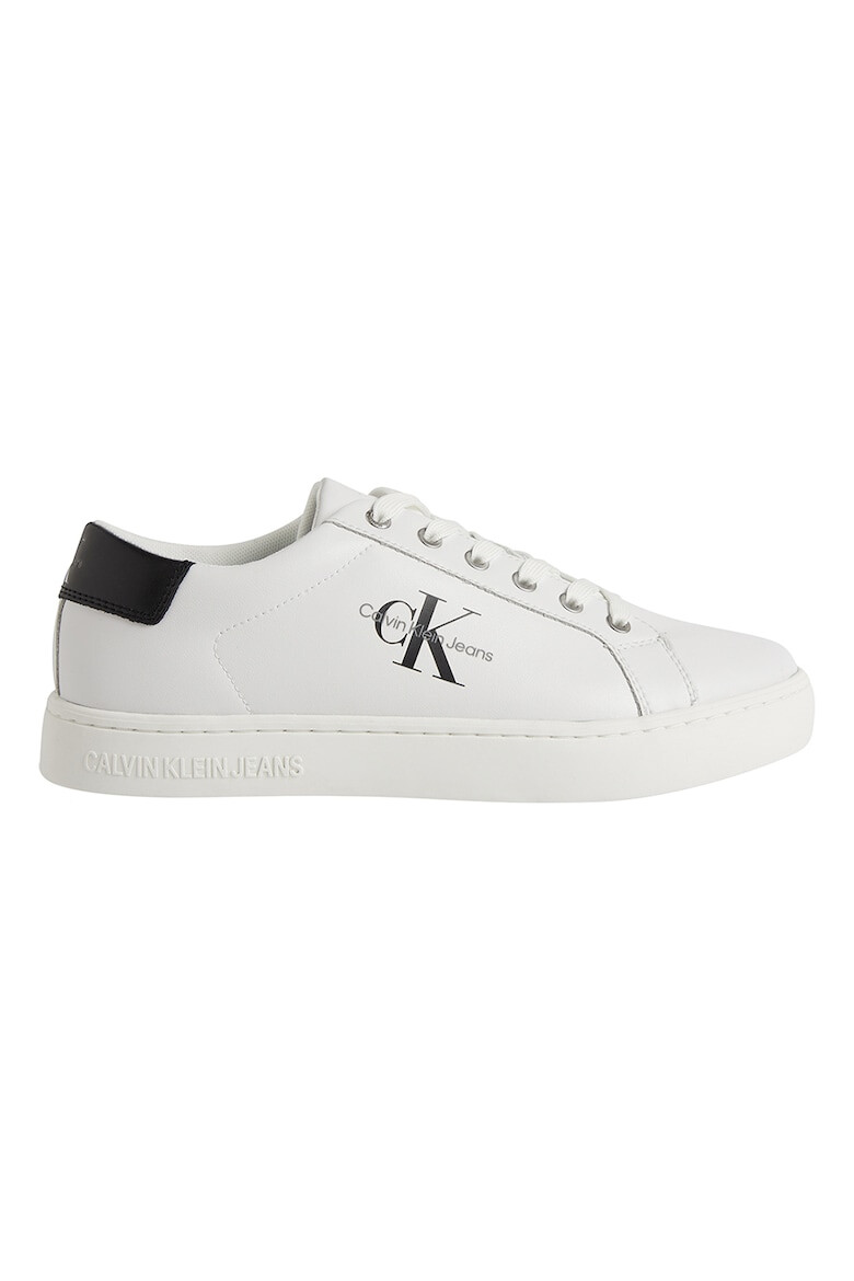 CALVIN KLEIN JEANS Pantofi sport din piele cu imprimeu logo lateral - Pled.ro