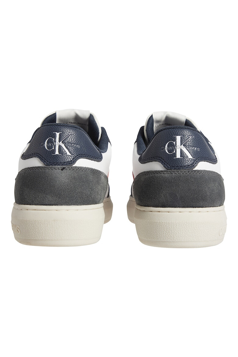 CALVIN KLEIN JEANS Pantofi sport din piele si piele intoarsa cu detaliu logo - Pled.ro