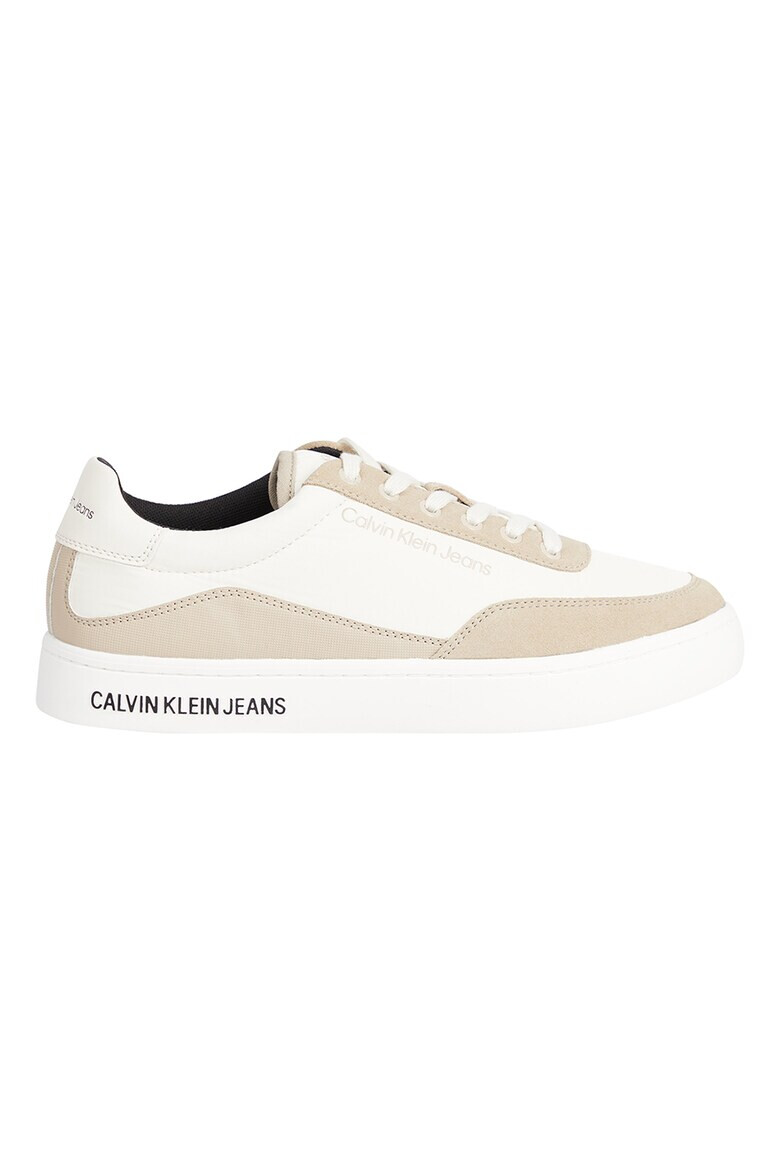 CALVIN KLEIN JEANS Pantofi sport low-cut cu insertii de piele intoarsa - Pled.ro