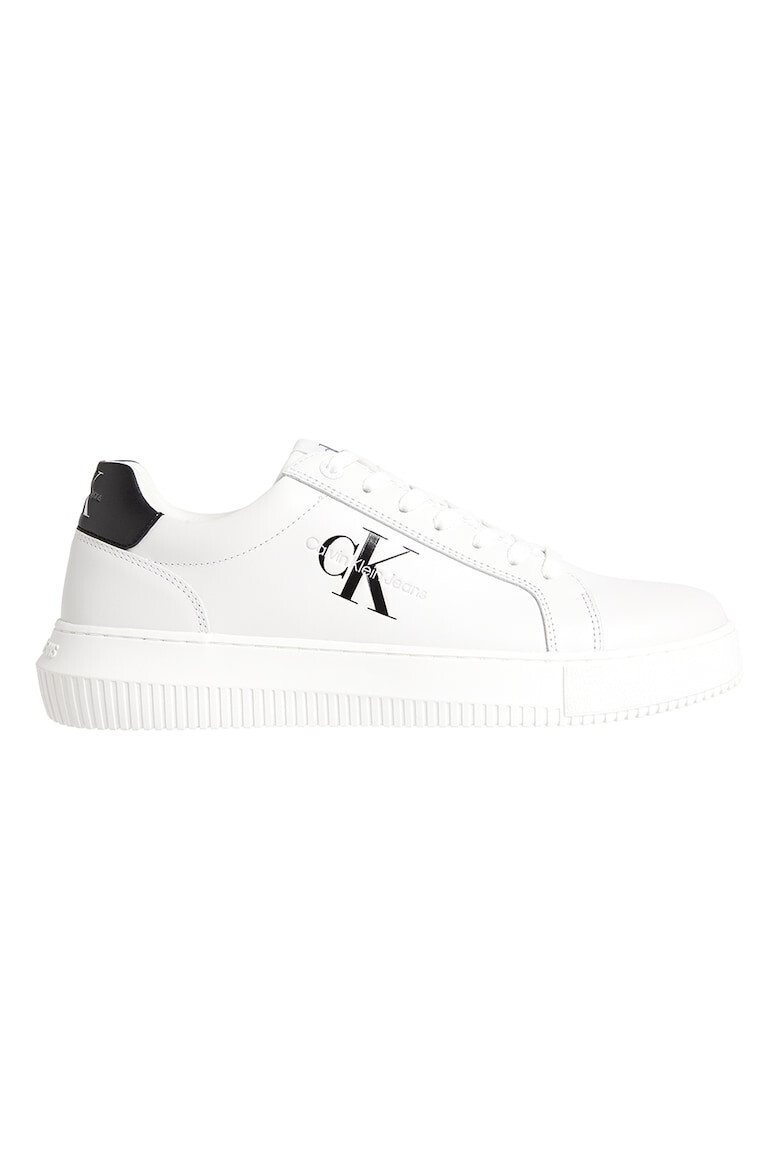 CALVIN KLEIN JEANS Pantofi sport low-cut de piele cu logo - Pled.ro