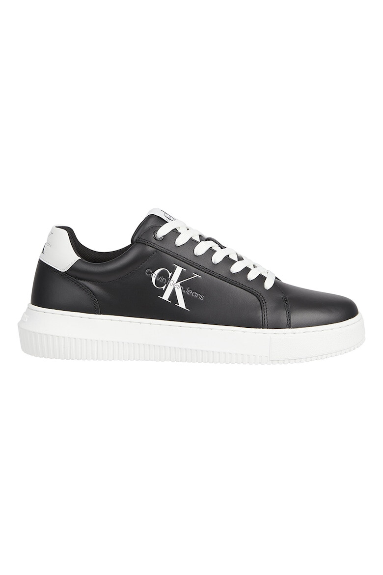 CALVIN KLEIN JEANS Pantofi sport low-cut de piele cu logo - Pled.ro