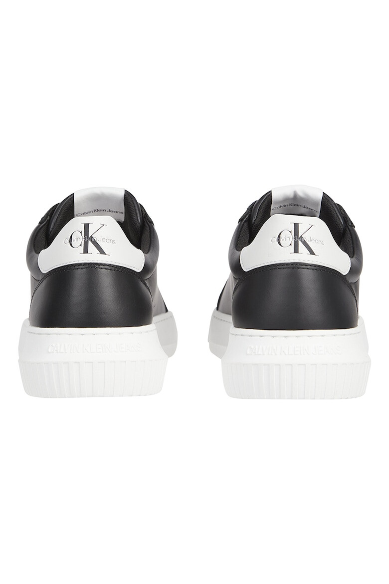 CALVIN KLEIN JEANS Pantofi sport low-cut de piele cu logo - Pled.ro