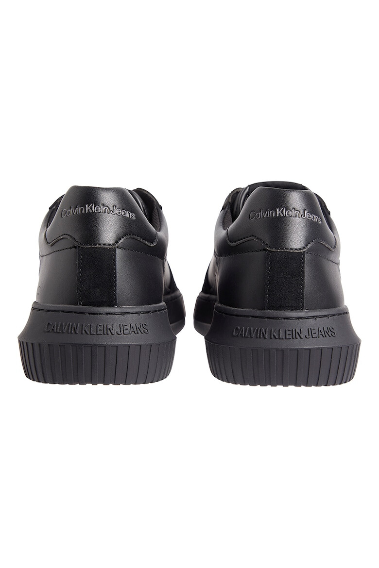 CALVIN KLEIN JEANS Pantofi sport de piele cu insertii de piele intoarsa - Pled.ro