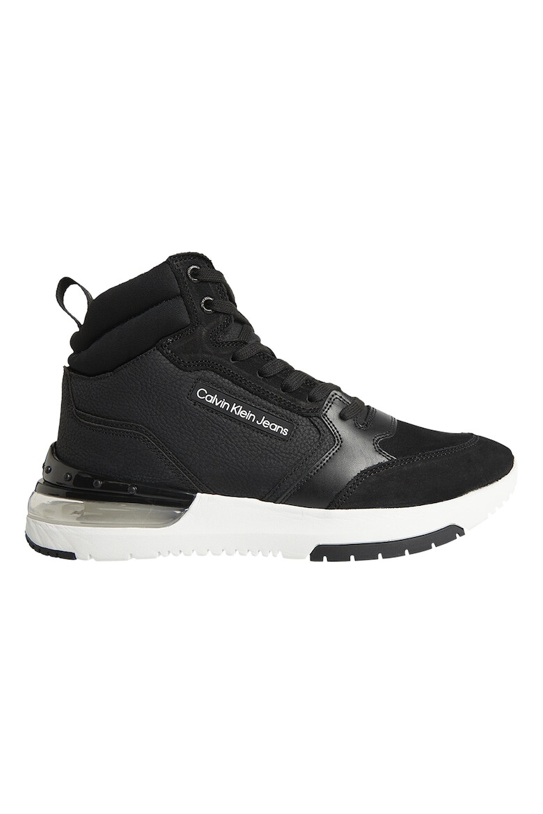 CALVIN KLEIN JEANS Pantofi sport mid-cut de piele - Pled.ro