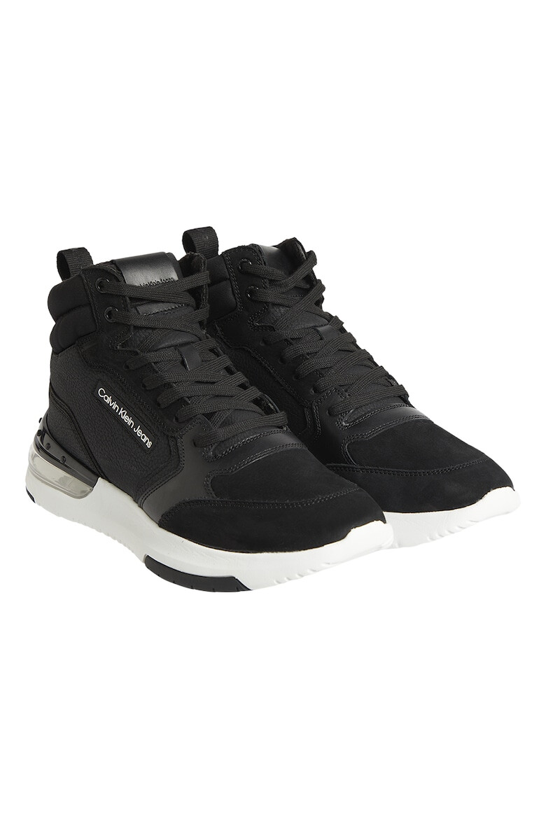 CALVIN KLEIN JEANS Pantofi sport mid-cut de piele - Pled.ro