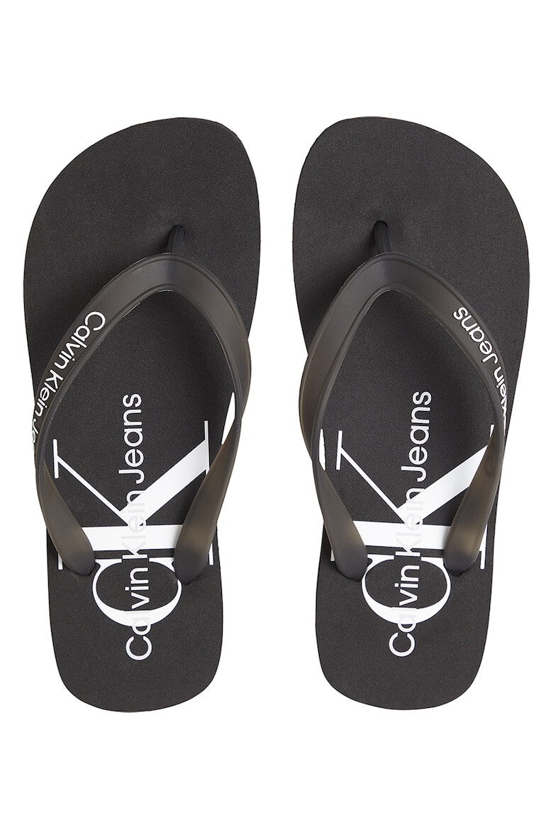 CALVIN KLEIN JEANS Papuci flip-flop cu logo - Pled.ro