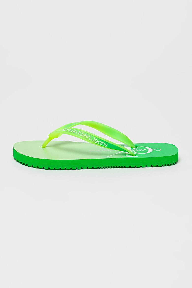 CALVIN KLEIN JEANS Papuci flip-flop cu logo - Pled.ro