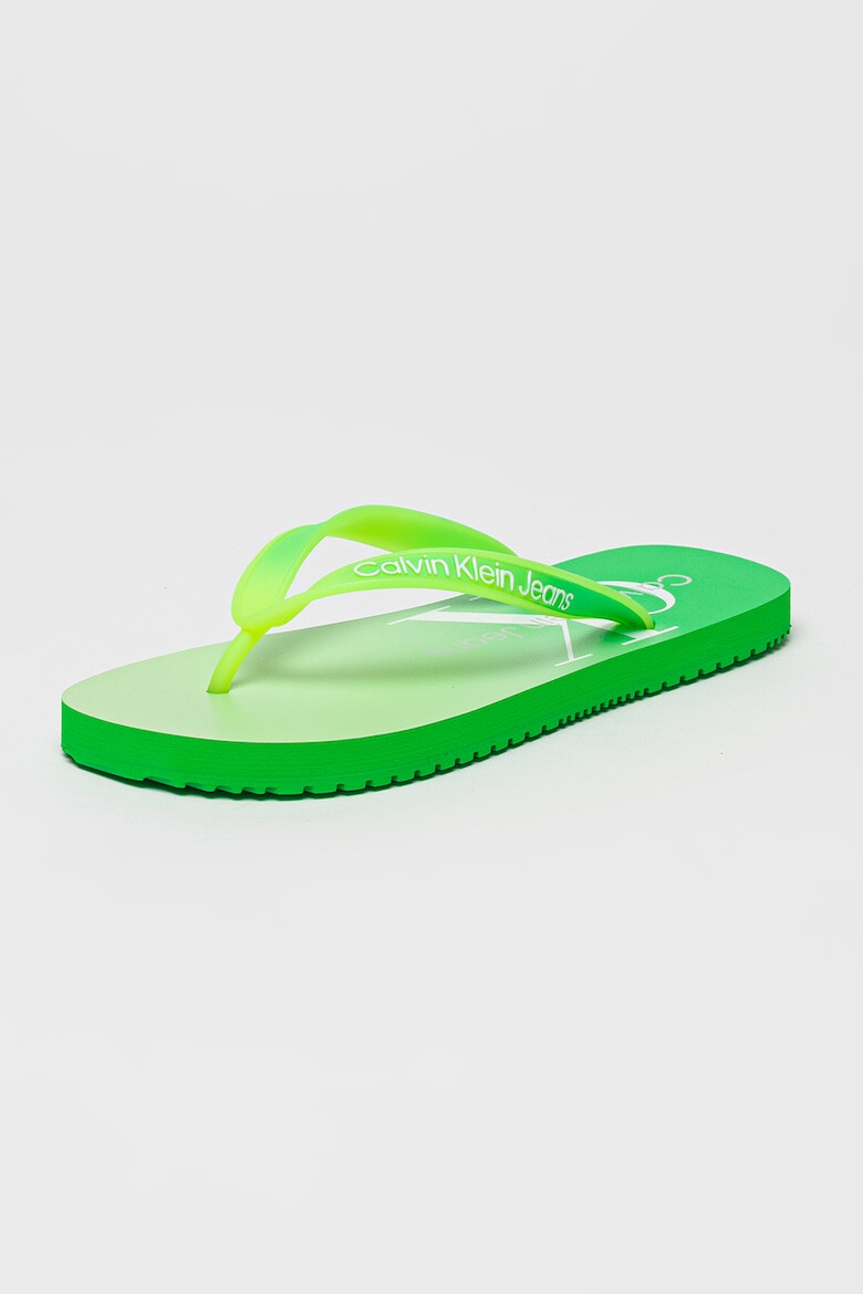 CALVIN KLEIN JEANS Papuci flip-flop cu logo - Pled.ro