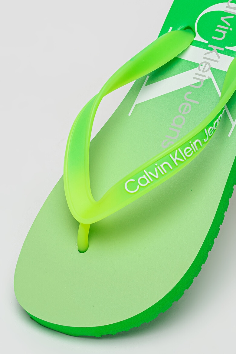 CALVIN KLEIN JEANS Papuci flip-flop cu logo - Pled.ro