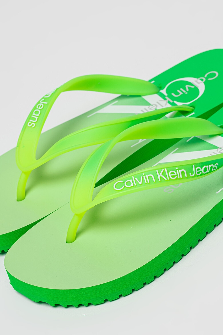 CALVIN KLEIN JEANS Papuci flip-flop cu logo - Pled.ro