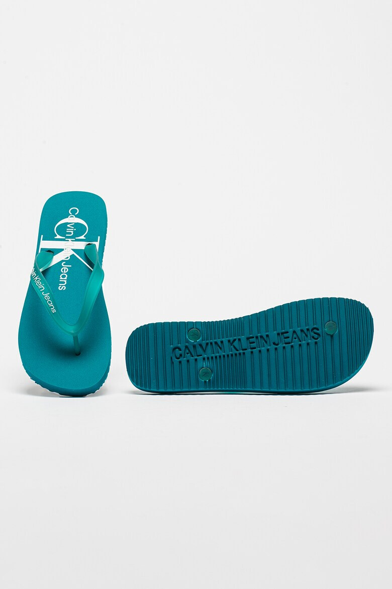 CALVIN KLEIN JEANS Papuci flip-flop cu logo - Pled.ro