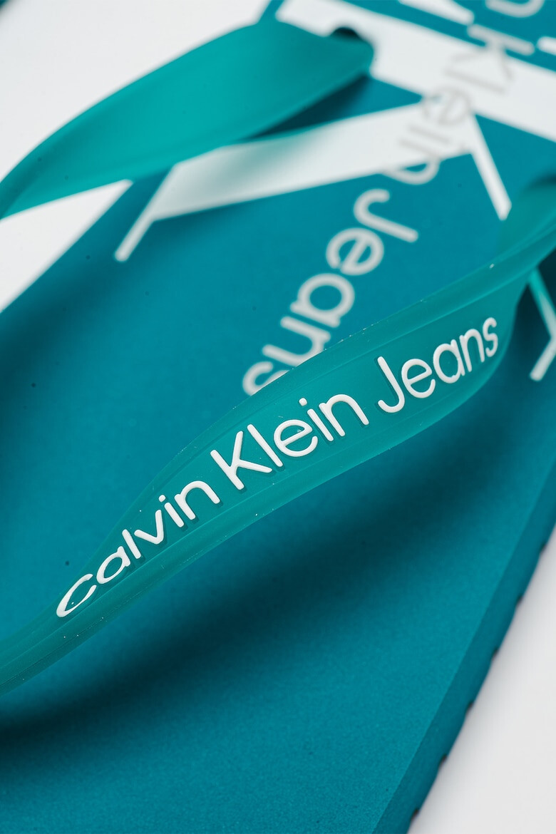 CALVIN KLEIN JEANS Papuci flip-flop cu logo - Pled.ro