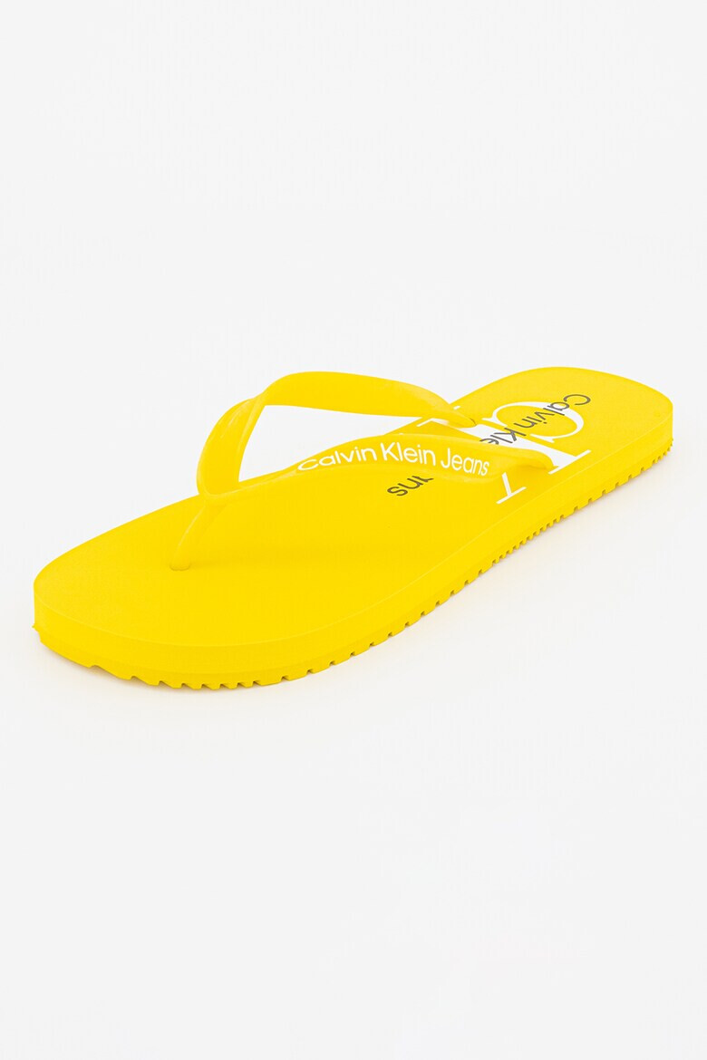 CALVIN KLEIN JEANS Papuci flip-flop cu logo - Pled.ro