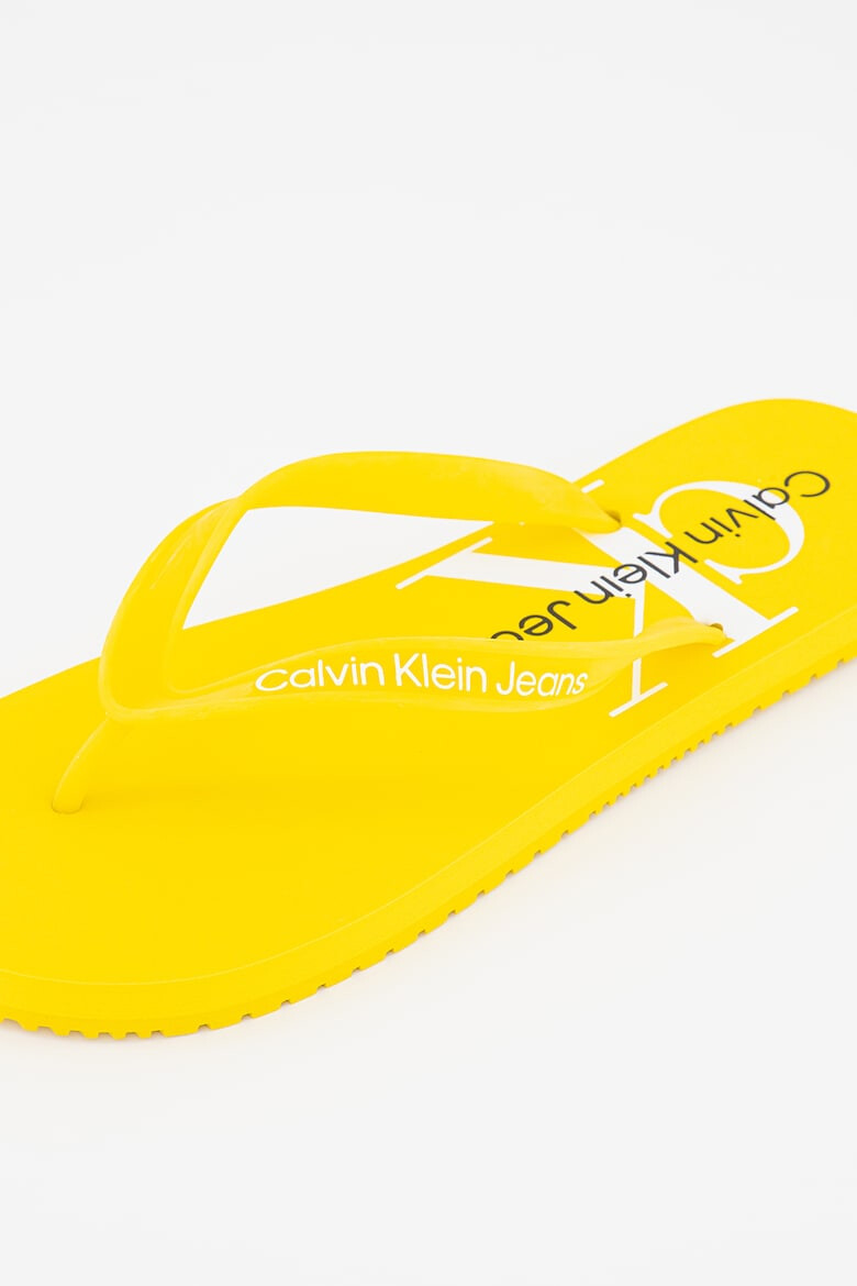 CALVIN KLEIN JEANS Papuci flip-flop cu logo - Pled.ro