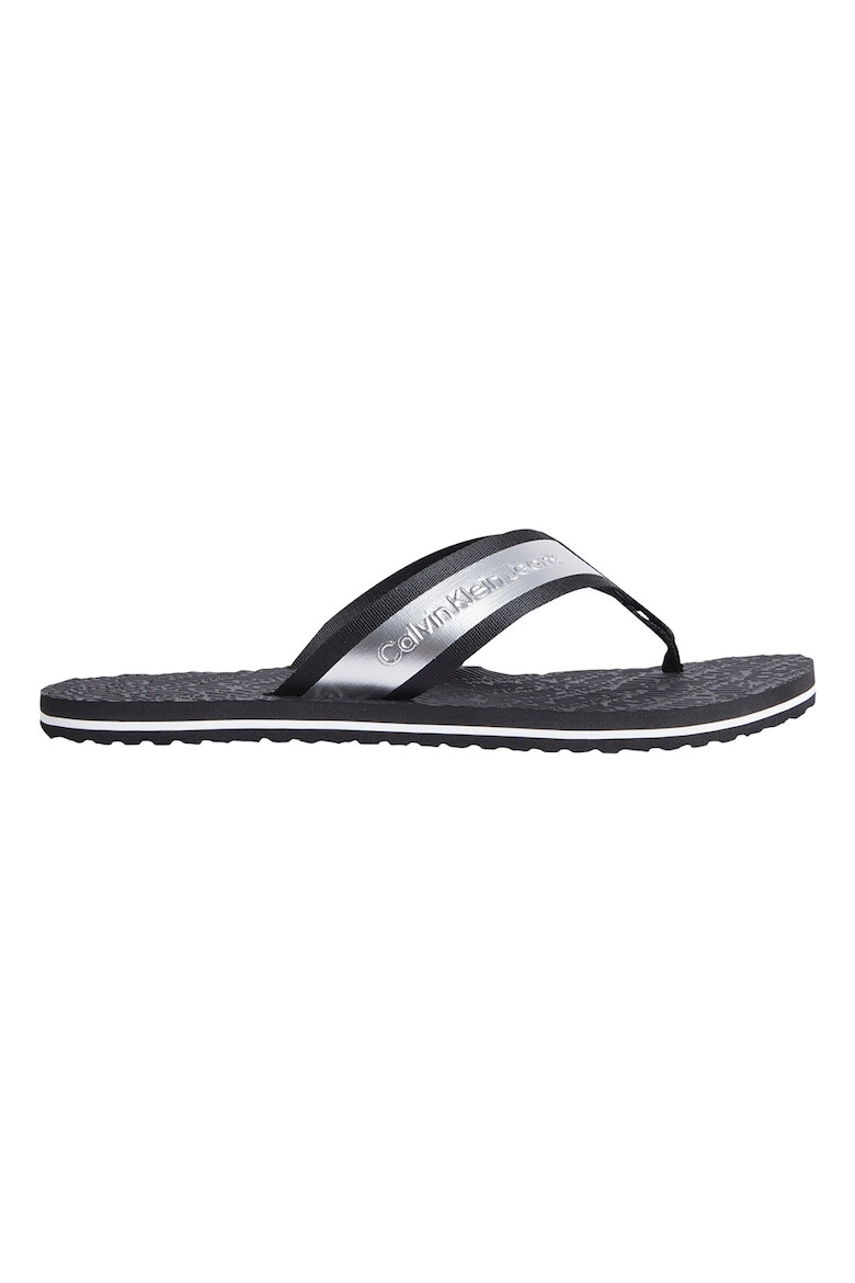 CALVIN KLEIN JEANS Papuci flip-flop cu logo in relief - Pled.ro