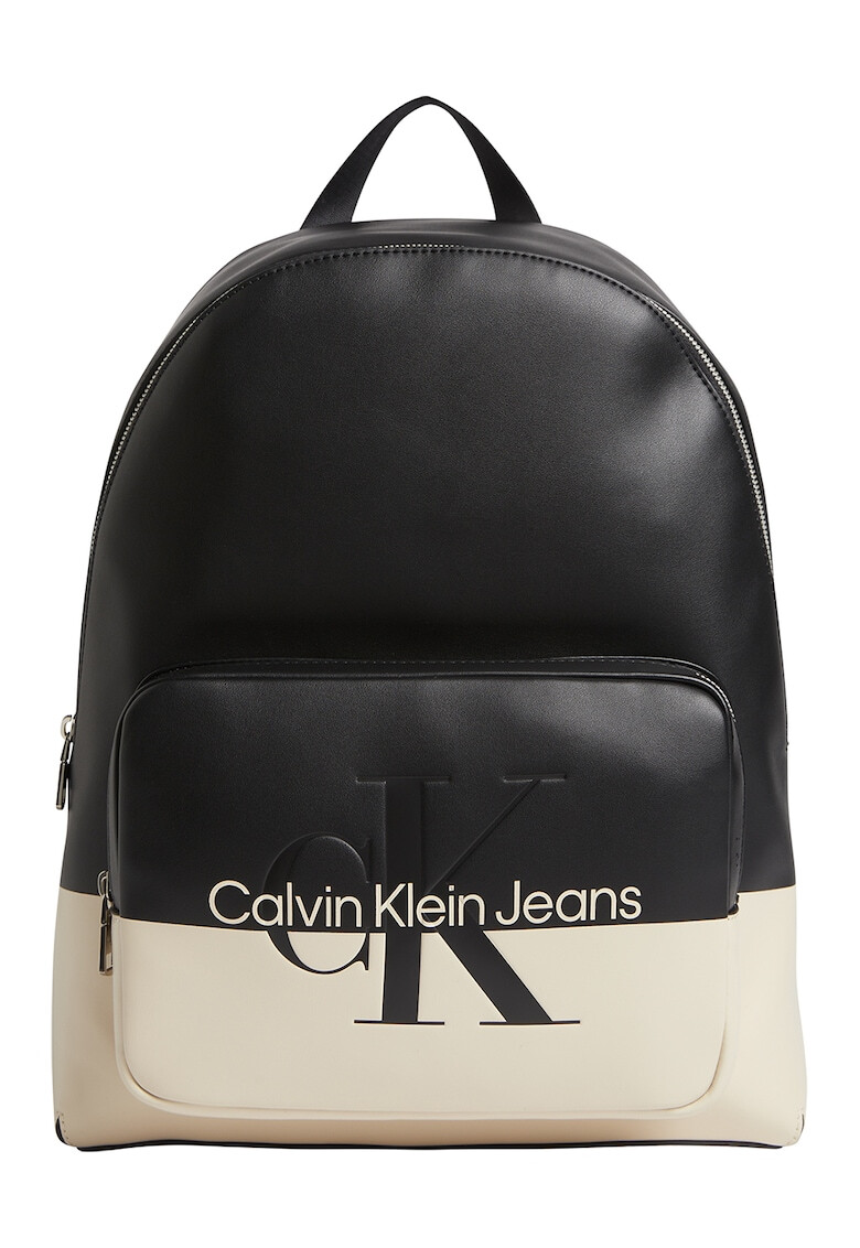 CALVIN KLEIN JEANS Rucsac de piele ecologica cu buzunar exterior cu fermoar - Pled.ro