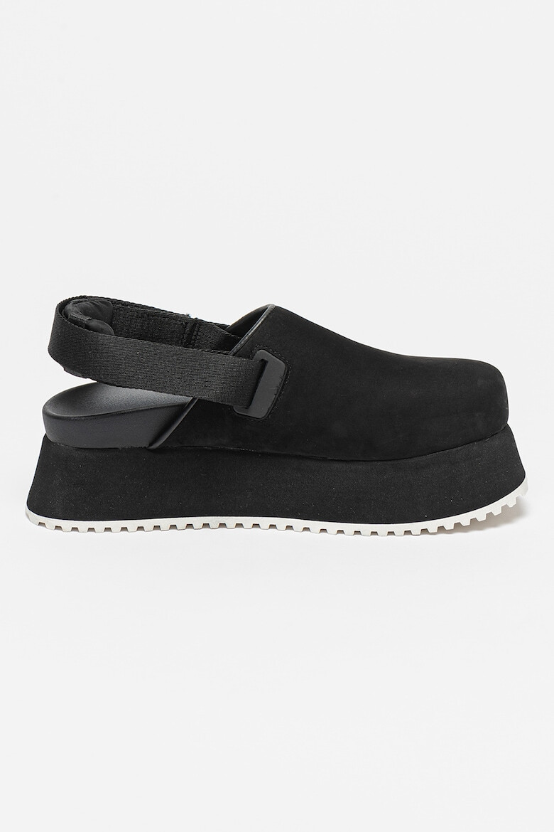 CALVIN KLEIN JEANS Saboti din piele nabuc cu talpa flatform - Pled.ro