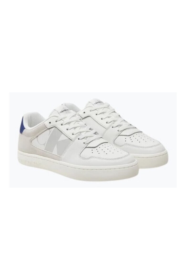 CALVIN KLEIN JEANS Sneakers barbati Classic Cupsole Low Laceup Nbs YM0YM01002 Alb - Pled.ro