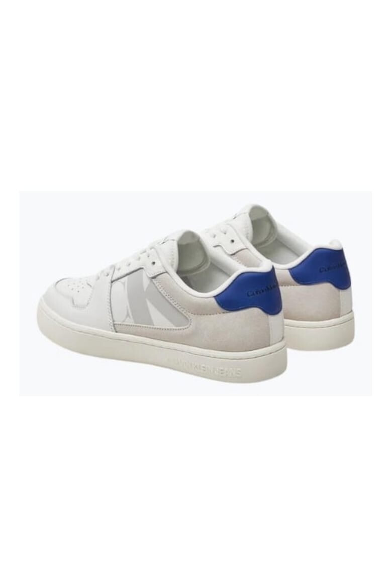 CALVIN KLEIN JEANS Sneakers barbati Classic Cupsole Low Laceup Nbs YM0YM01002 Alb - Pled.ro