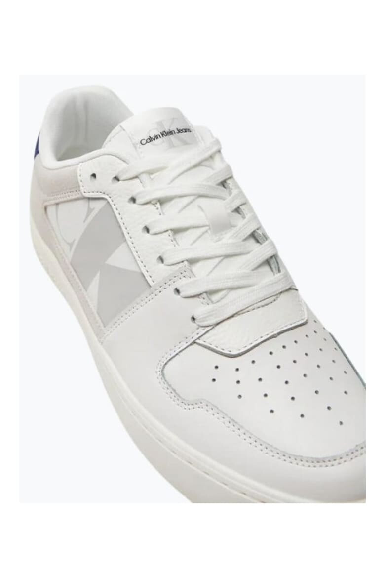 CALVIN KLEIN JEANS Sneakers barbati Classic Cupsole Low Laceup Nbs YM0YM01002 Alb - Pled.ro