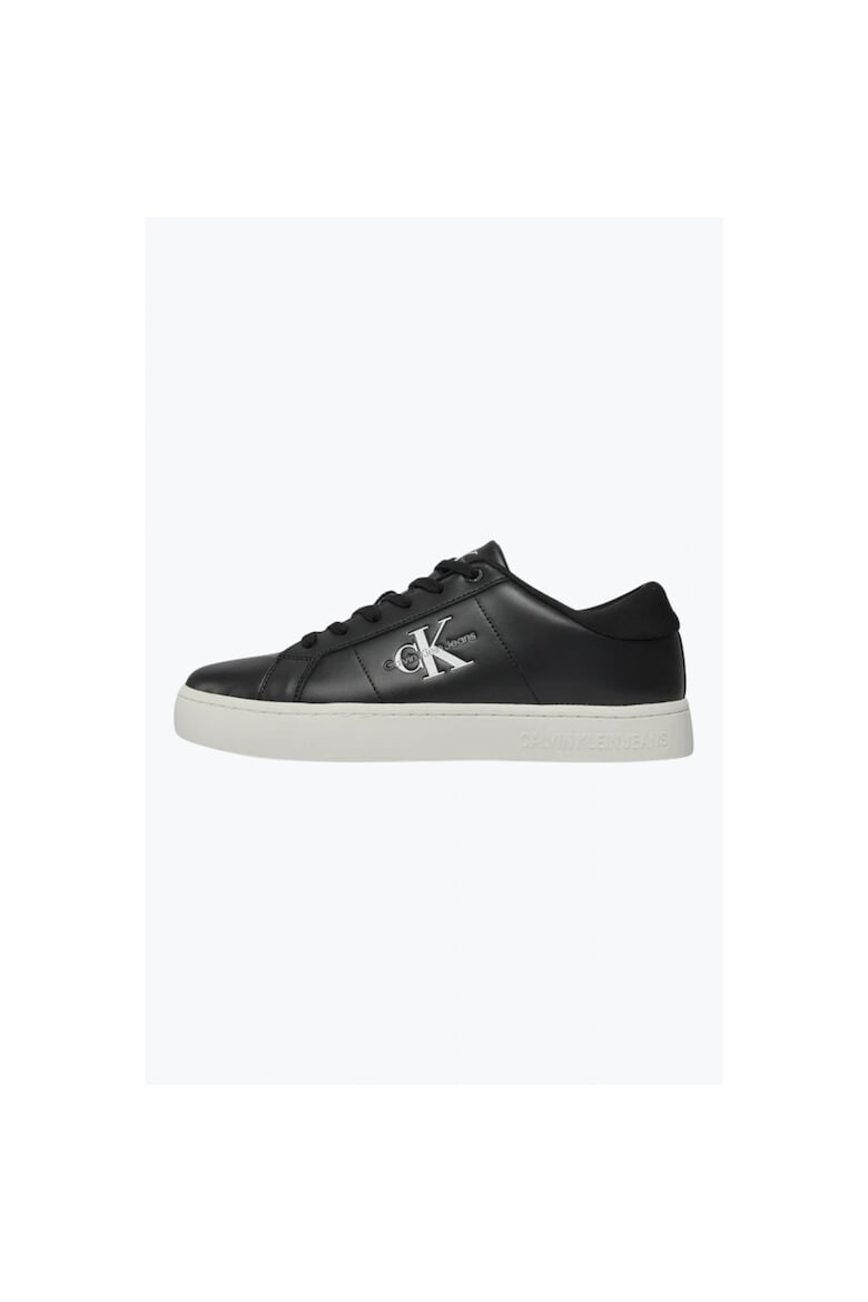 CALVIN KLEIN JEANS Sneakers barbati Classic Cupsole Low Lth Ml Fad negru - Pled.ro