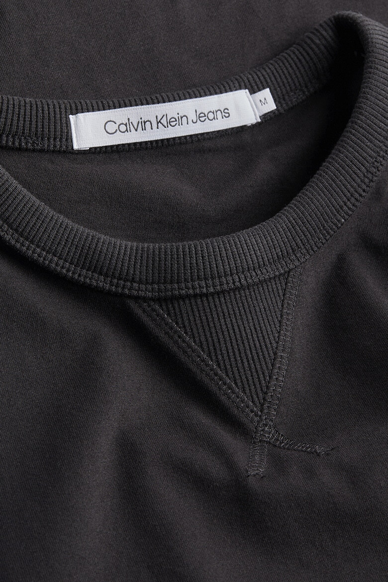 CALVIN KLEIN JEANS Tricou cu decolteu la baza gatului - Pled.ro