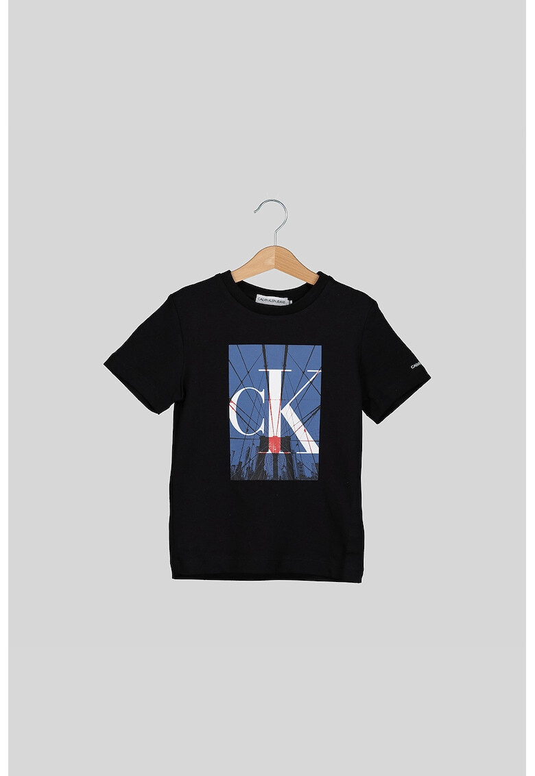 CALVIN KLEIN JEANS Tricou cu imprimeu logo si grafic - Pled.ro