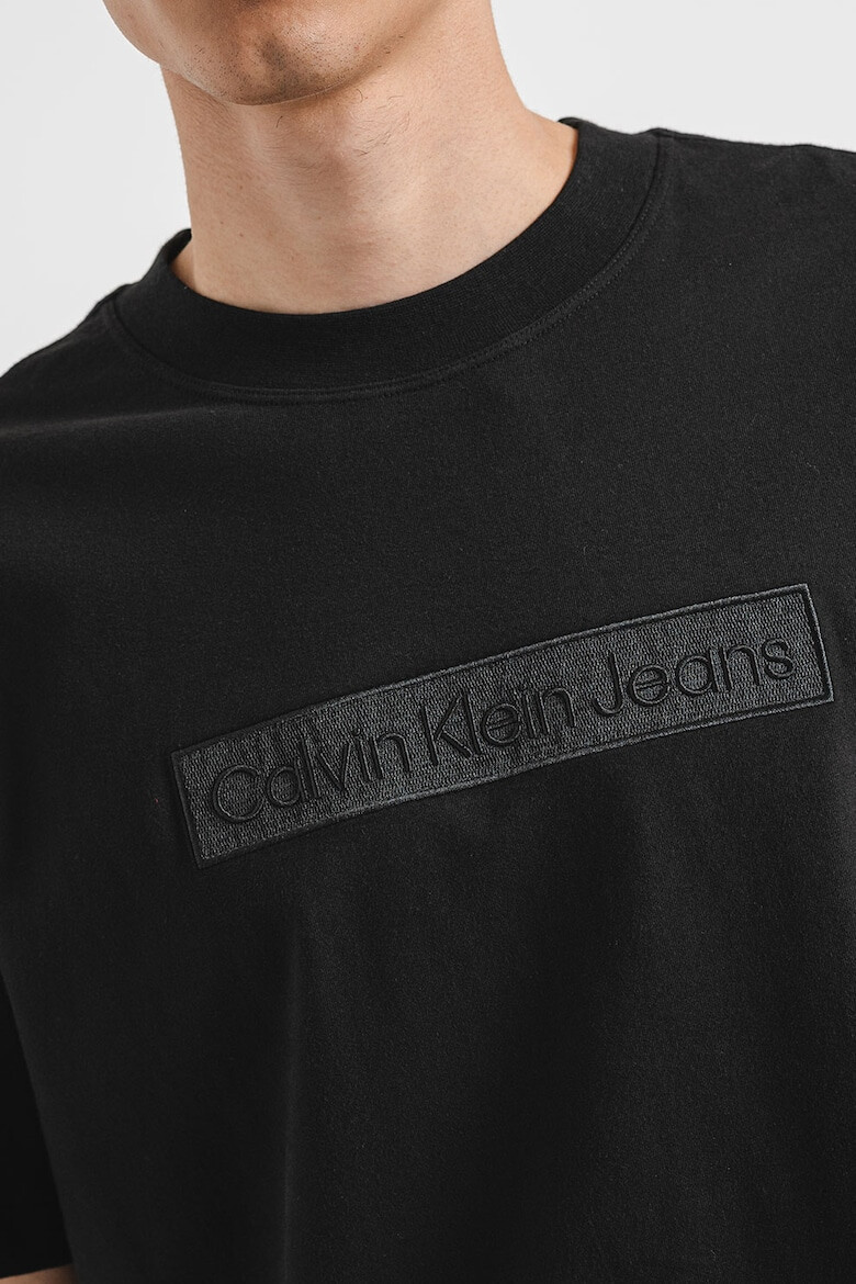 CALVIN KLEIN JEANS Tricou cu logo brodat pe piept - Pled.ro