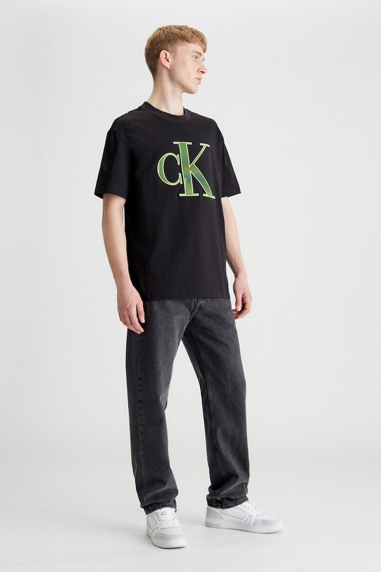 CALVIN KLEIN JEANS Tricou de bumbac cu aplicatie logo - Pled.ro