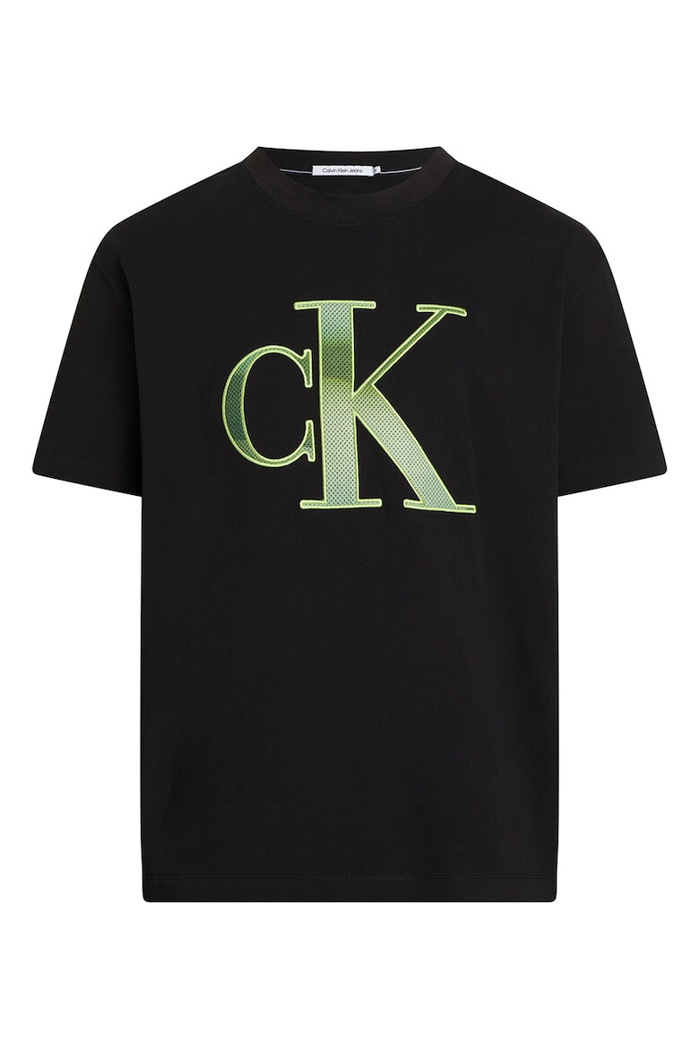 CALVIN KLEIN JEANS Tricou de bumbac cu aplicatie logo - Pled.ro