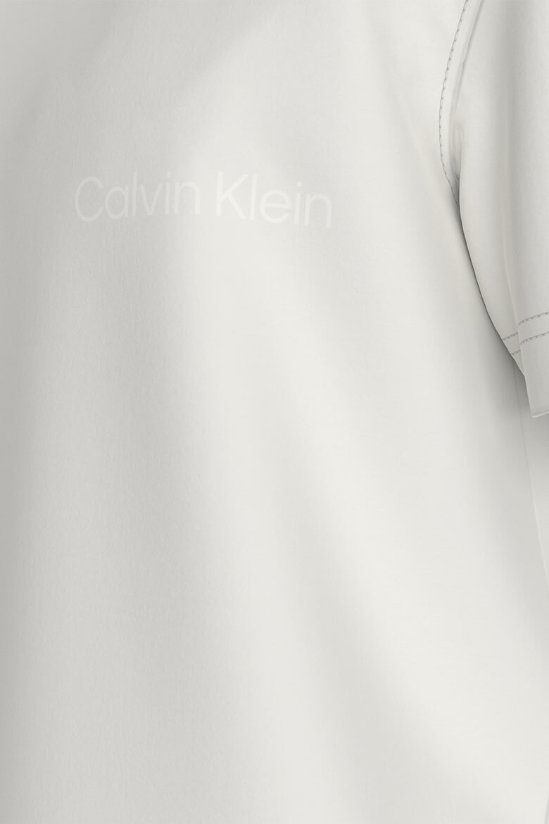 CALVIN KLEIN JEANS Tricou de bumbac cu decolteu la baza gatului - Pled.ro