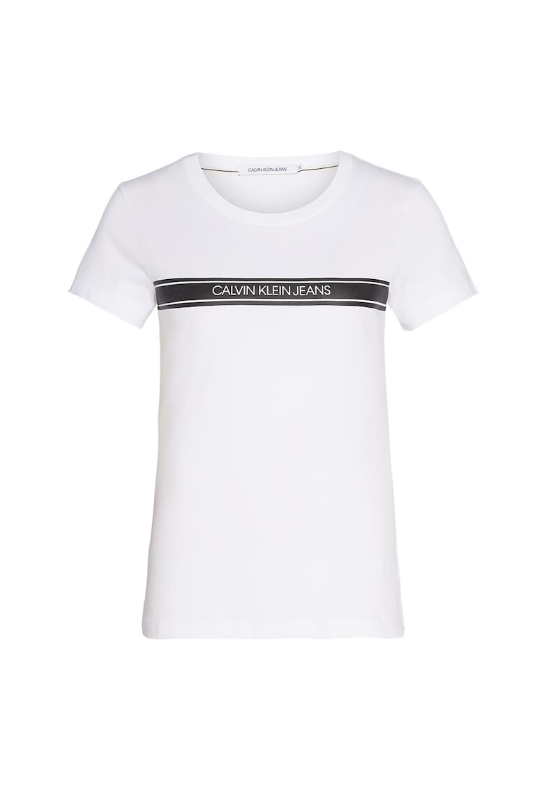 CALVIN KLEIN JEANS Tricou de bumbac organic cu imprimeu logo - Pled.ro