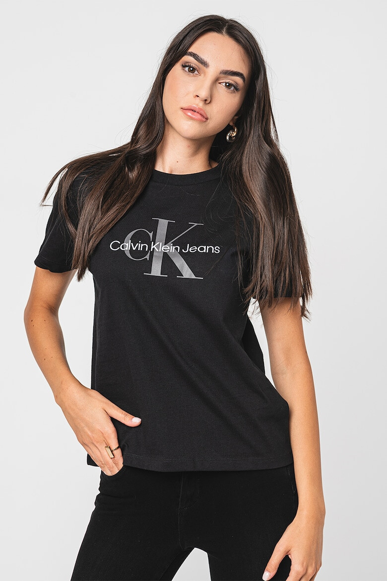 CALVIN KLEIN JEANS Tricou din bumbac cu imprimeu logo - Pled.ro