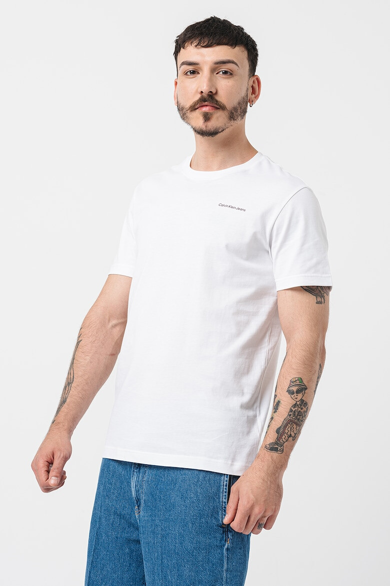 CALVIN KLEIN JEANS Tricou din bumbac cu imprimeu logo - Pled.ro