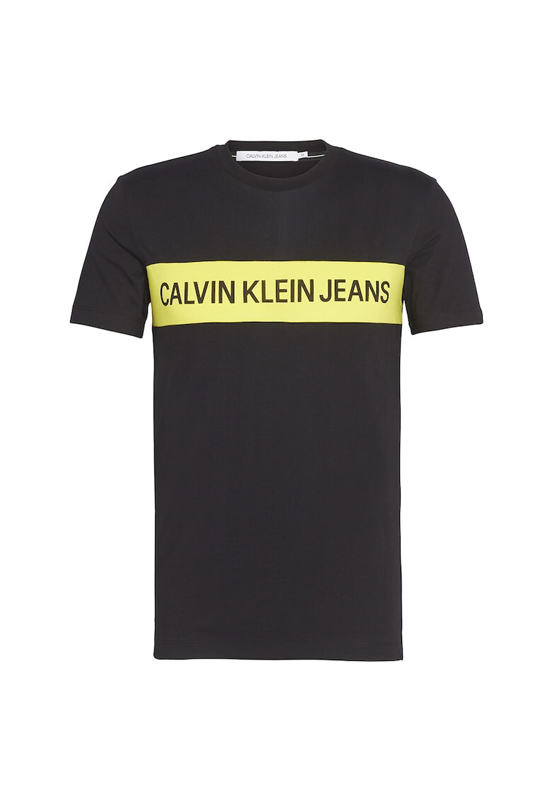 CALVIN KLEIN JEANS Tricou din bumbac organic cu imprimeu logo J - Pled.ro