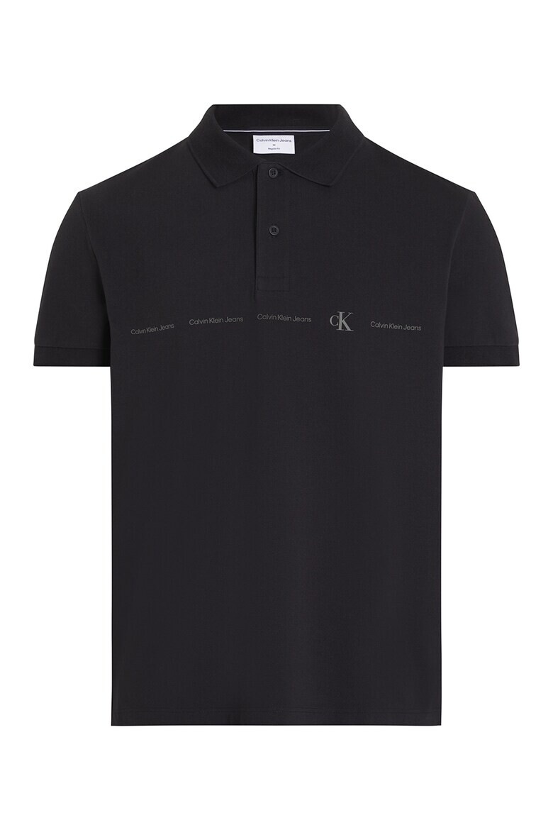 CALVIN KLEIN JEANS Tricou polo cu detalii logo - Pled.ro