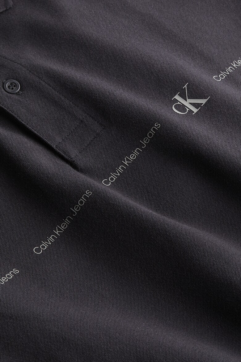 CALVIN KLEIN JEANS Tricou polo cu detalii logo - Pled.ro