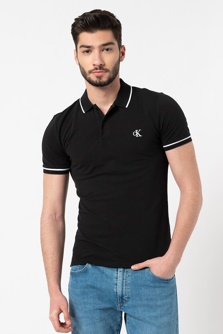 CALVIN KLEIN JEANS Tricou polo slim fit - Pled.ro