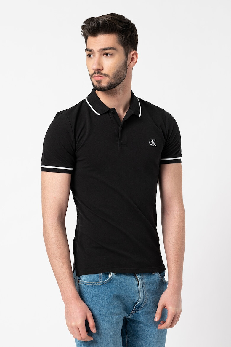 CALVIN KLEIN JEANS Tricou polo slim fit - Pled.ro