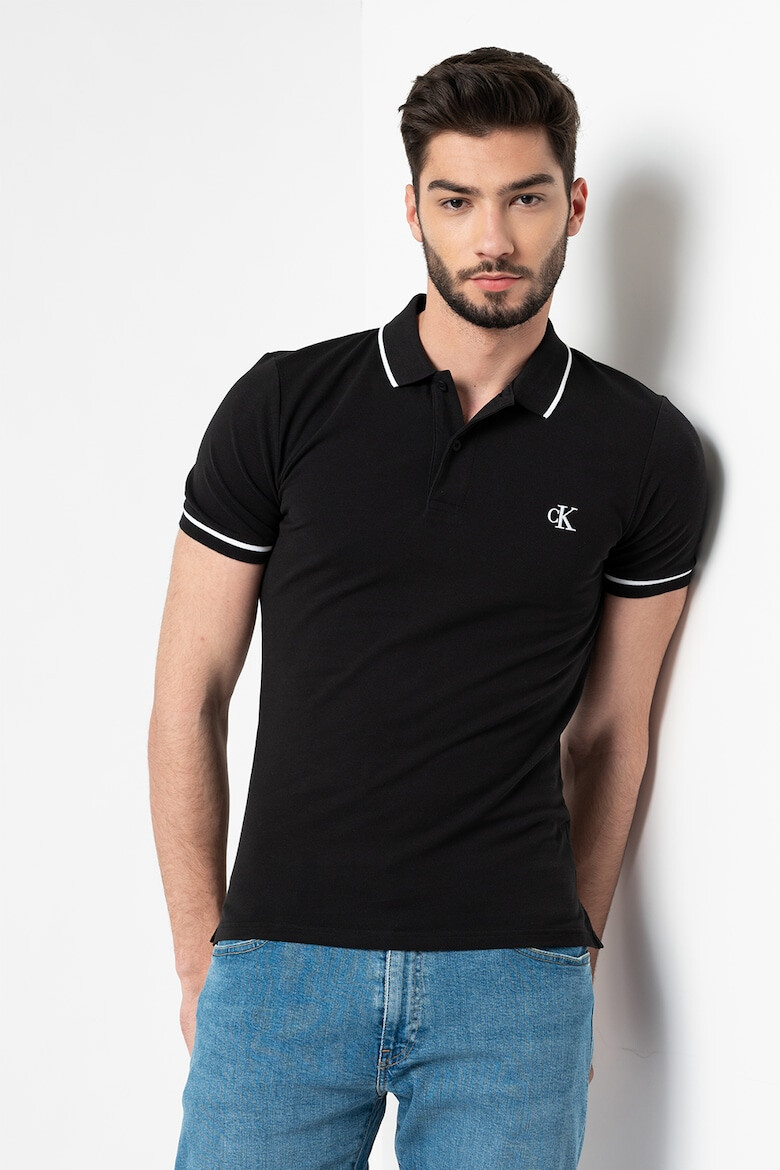 CALVIN KLEIN JEANS Tricou polo slim fit - Pled.ro