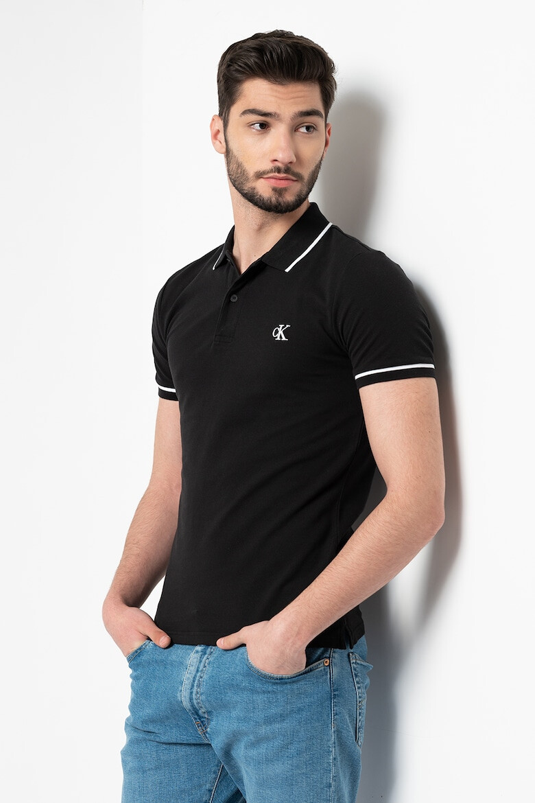 CALVIN KLEIN JEANS Tricou polo slim fit - Pled.ro