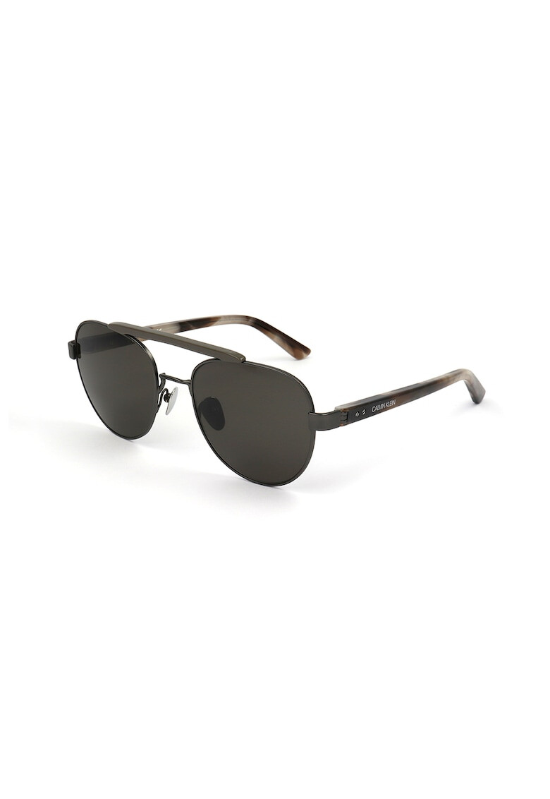 CALVIN KLEIN Ochelari de soare aviator cu insertii tortoise - Pled.ro