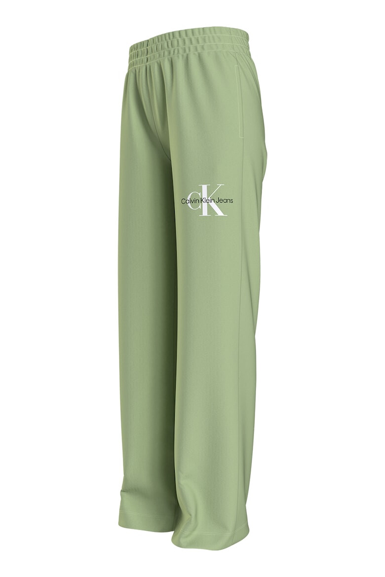 CALVIN KLEIN Pantaloni ampli cu talie elastica - Pled.ro