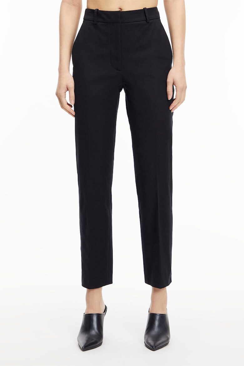 CALVIN KLEIN Pantaloni chino crop slim fit - Pled.ro