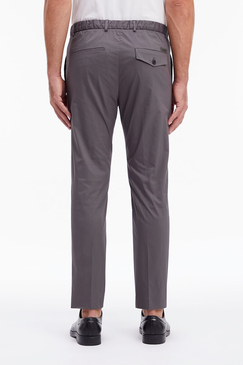 CALVIN KLEIN Pantaloni chino slim fit din amestec de bumbac - Pled.ro